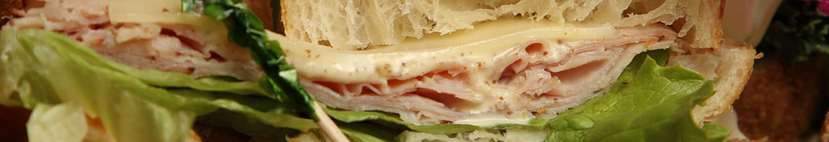 Eating Sandwich Cafe Bakery at La Baguette restaurant in Palo Alto, CA.